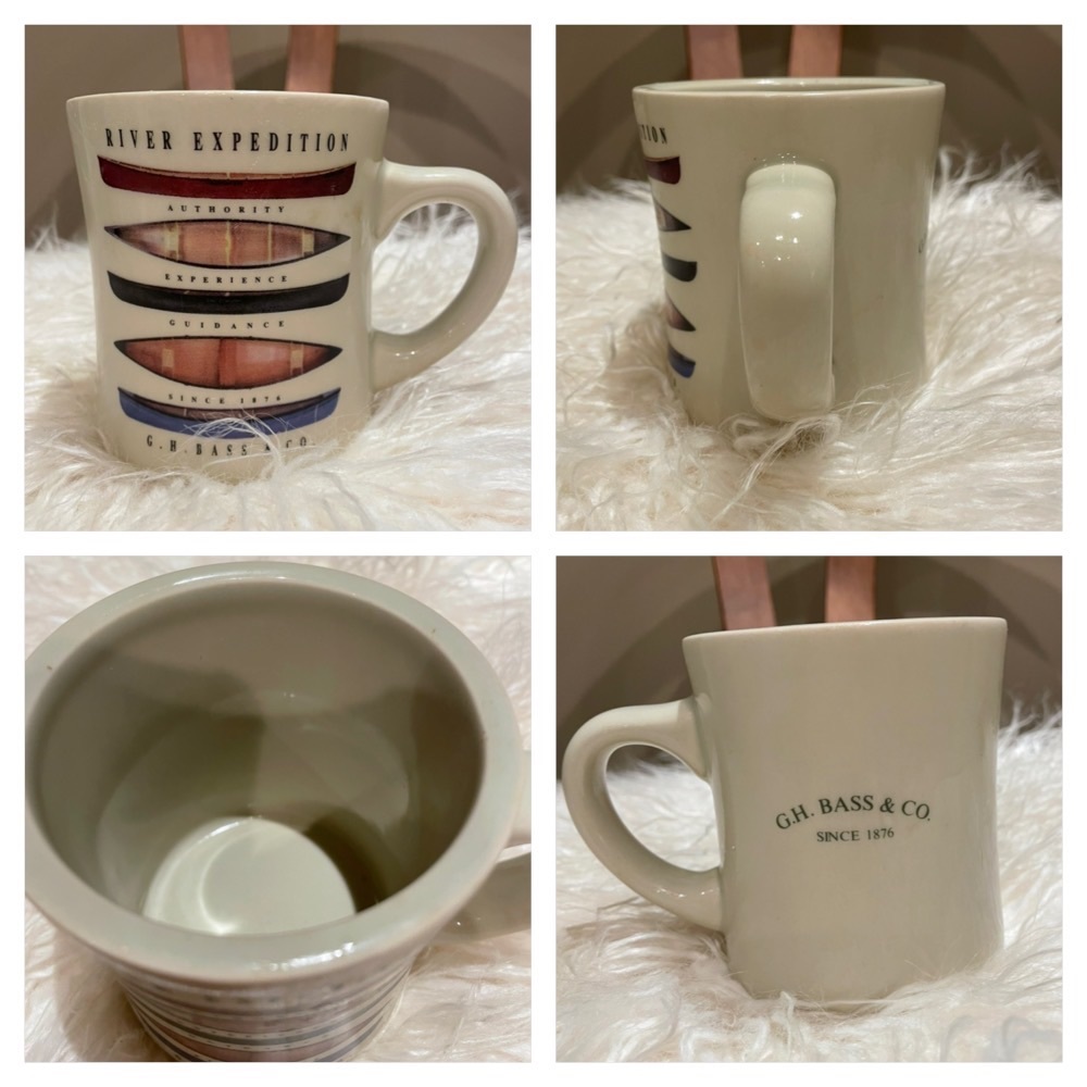 RIVER EXPEDITION Wooden Canoe Mug GH Bass & Co